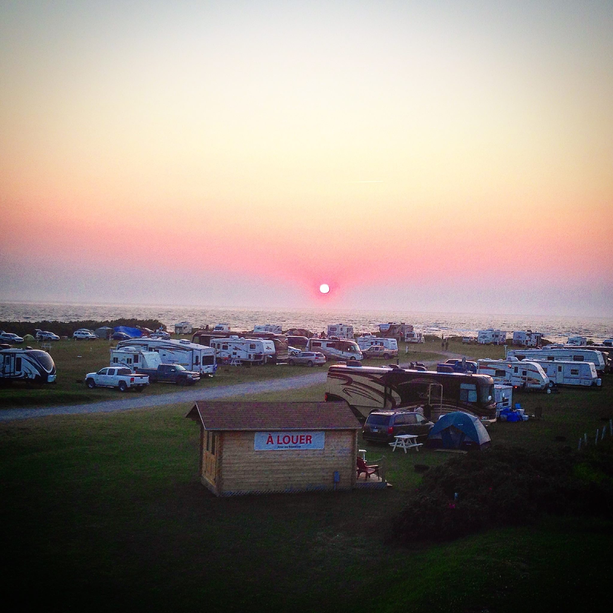 camping au bord de la mer